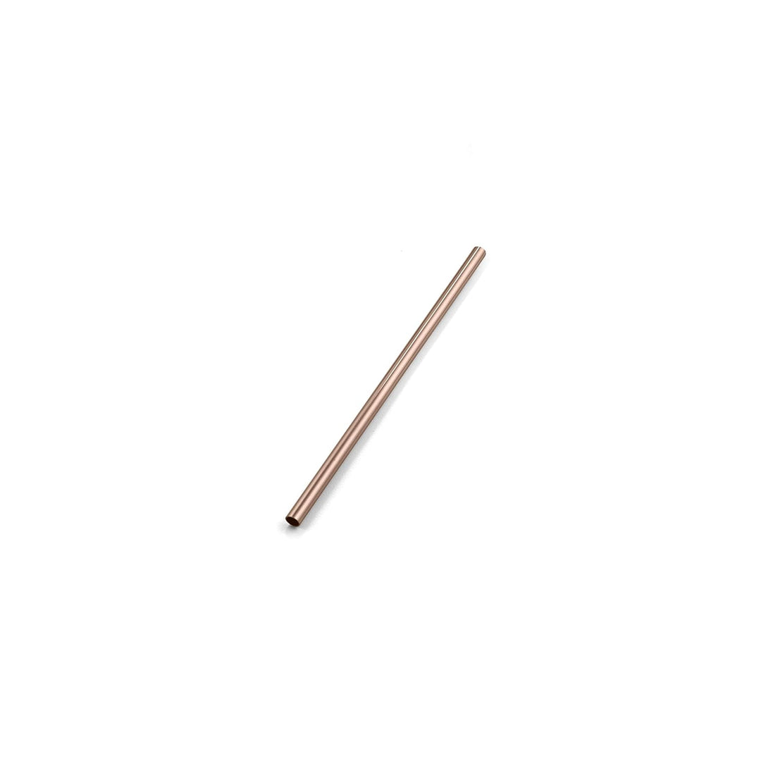 American Metalcraft STWC6 Copper 6" Stainless Steel Straw 12 Pack