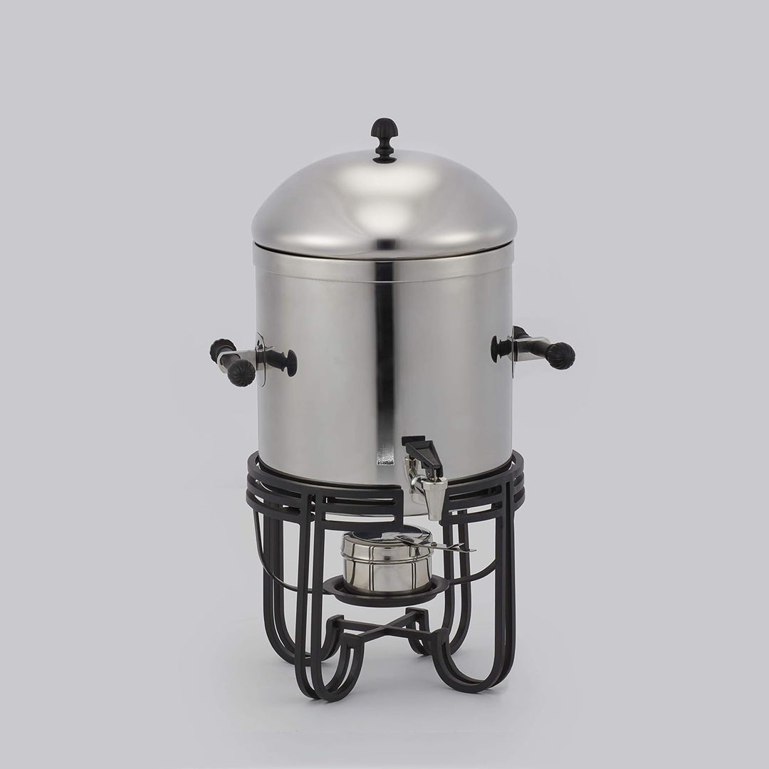 American Metalcraft MESABUSS13 3.25 Gallon (52 Cup) Round Stainless Steel Coffee Urn