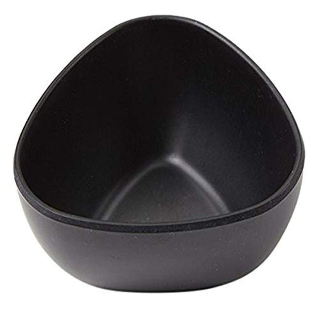 American Metalcraft TSCB4 4 Oz Black Triangular Sauce Cup