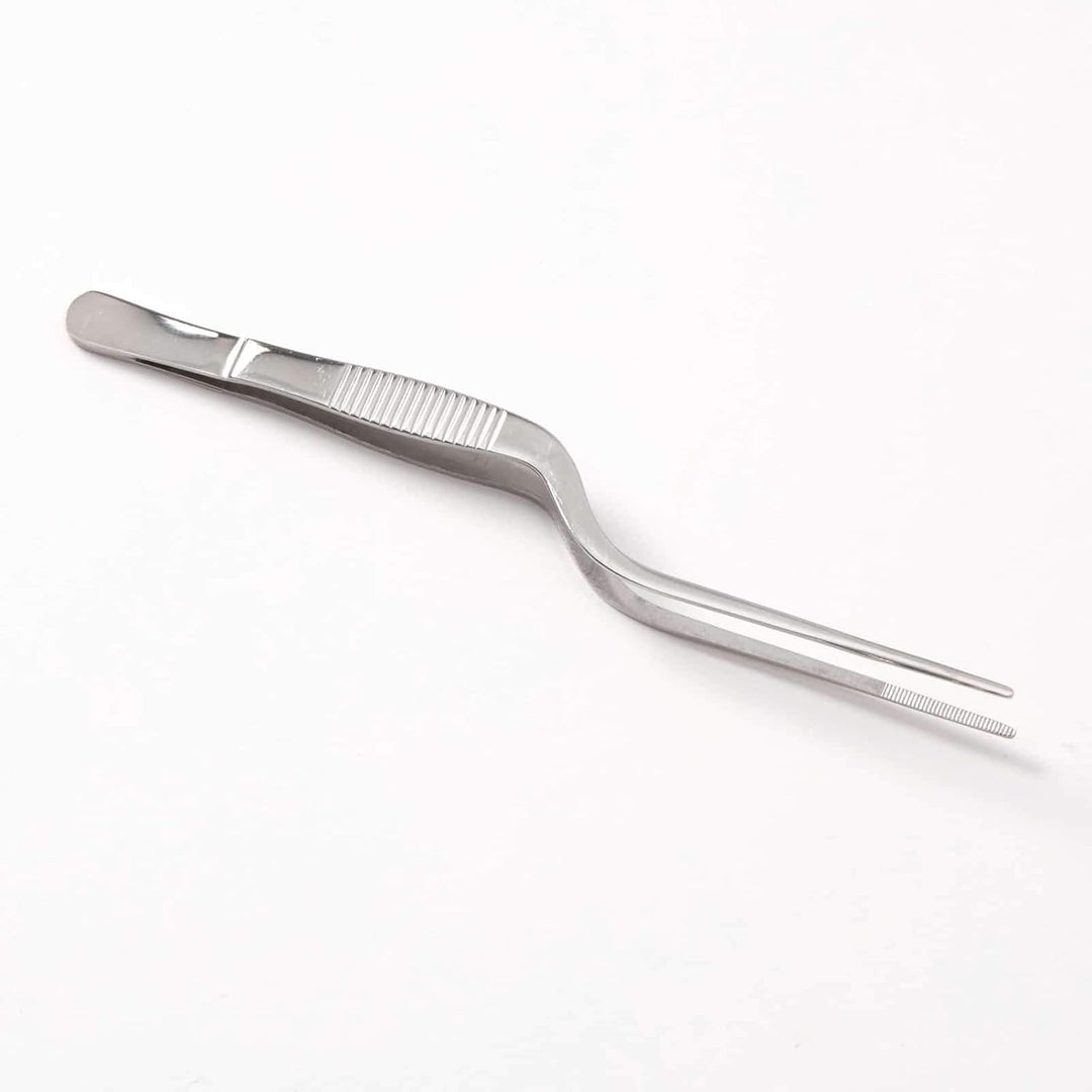 American Metalcraft TWOS6 Offset Bar Tweezers