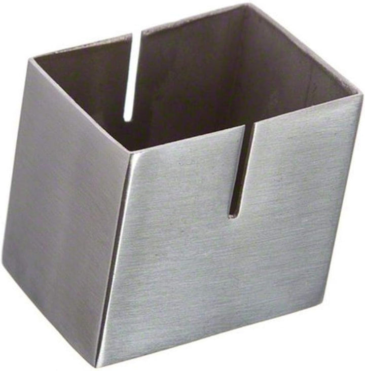 American Metalcraft DXCH2 1 1/8" Stainless Steel "Box" Style Card Holder