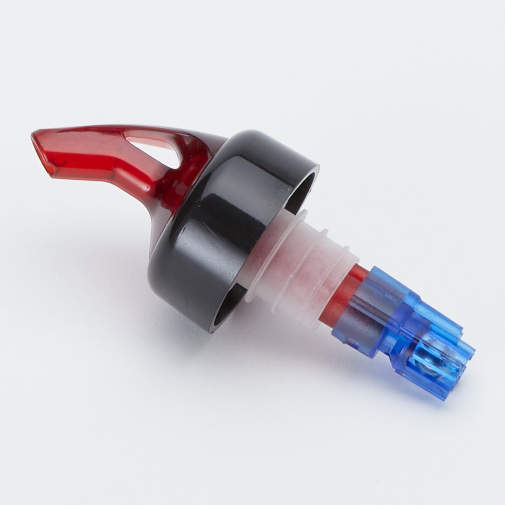 American Metalcraft PR78923 Red Spout / Blue Base 7/8 Oz Measured Pourer