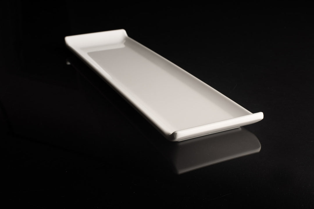 Cheforward Create White Rectangle Tray 14" x 3.375"