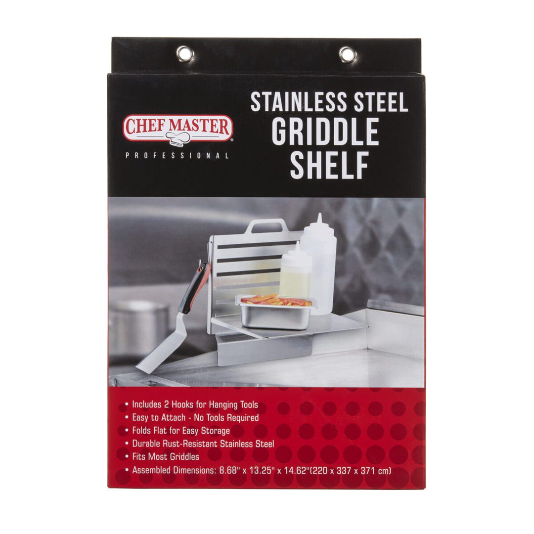 Chef Master 90260 Stainless Steel Griddle Shelf