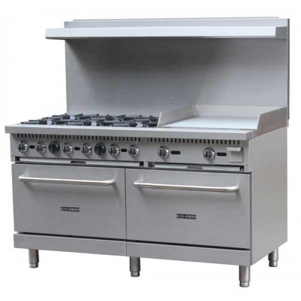 Adcraft BDGR - 6024G/NG 60" Wide Gas Range/Griddle ComboShopAtDean