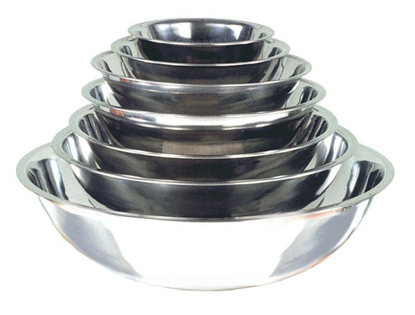 Adcraft Stainless Steel Mirror Finish Mixing Bowl 1/2 QuartShopAtDean