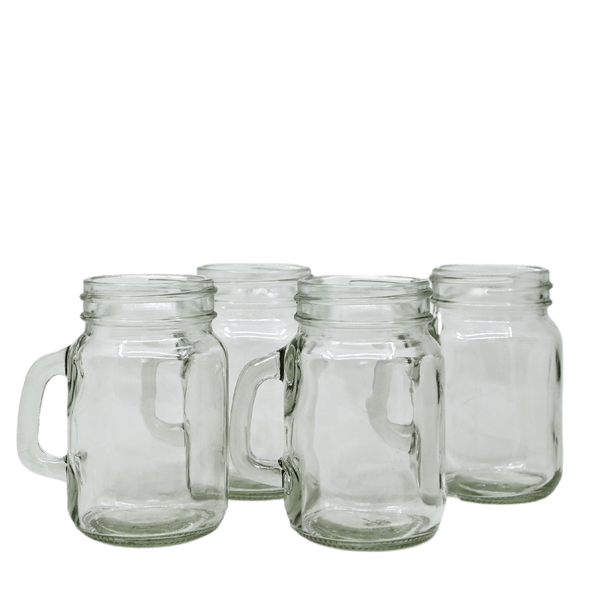 American Metalcraft MMJS 4 oz mini Mason Jar Set of 4ShopAtDean