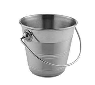 American Metalcraft SSP35R Stainless Steel Pail with Rings 12 ozShopAtDean