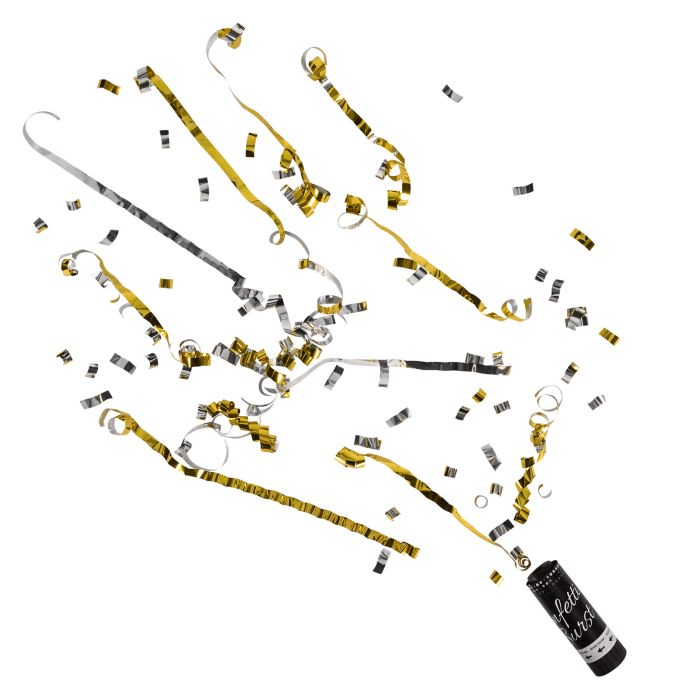 Beistle 57900 - GDS Black & Gold Confetti Bursts 2 PackShopAtDean