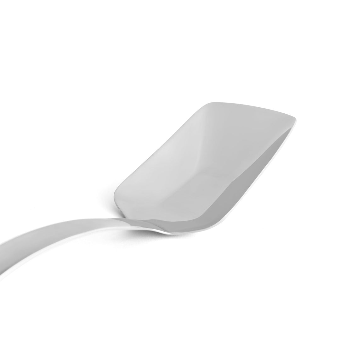 Browne Foodservice 573373 13" Horizon Stainless Steel Solid Square 1 oz Serving SpoonShopAtDean