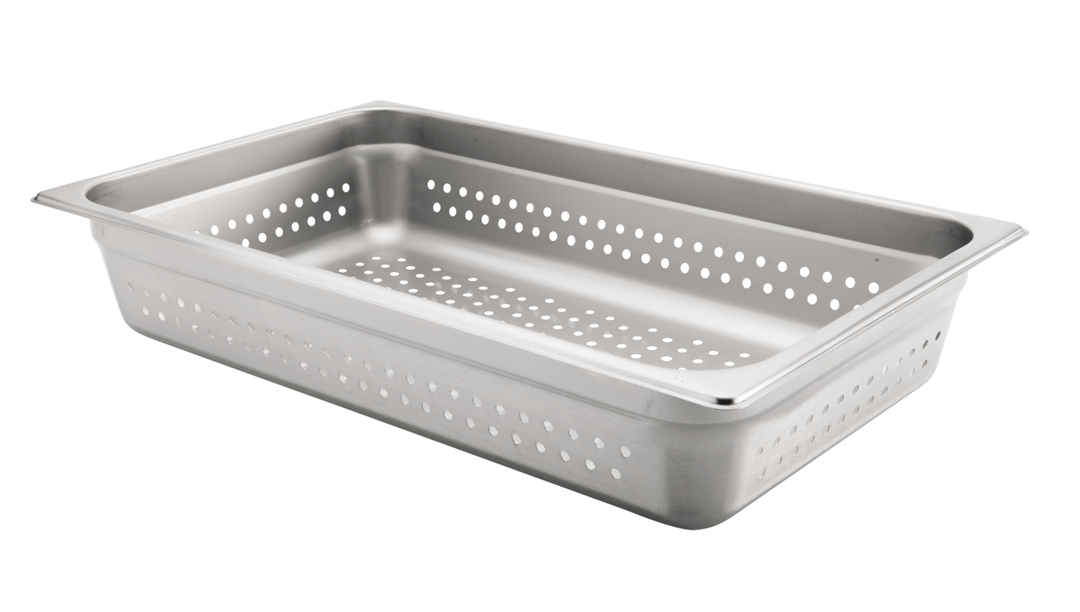 Browne Foodservice 5781114 Full Size 4" Stainless Steel Perforated Steam Table PanShopAtDean