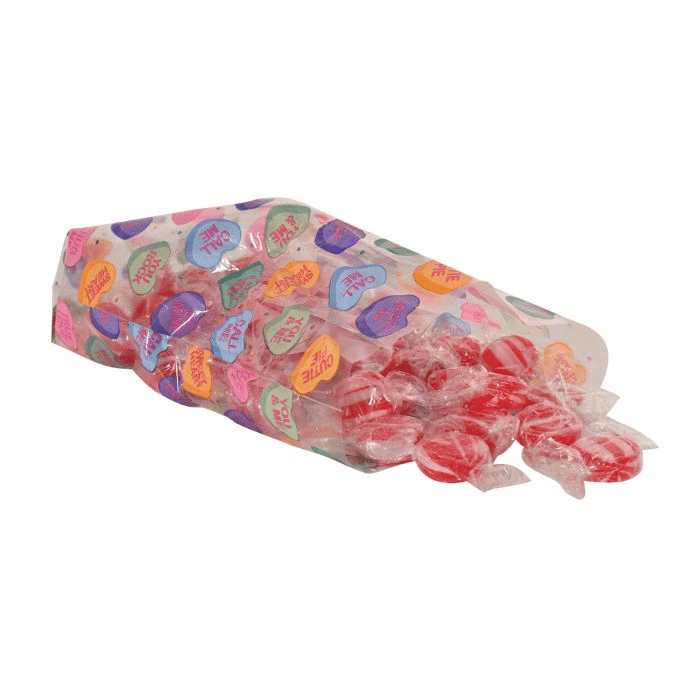 Candy Heart 70020 Cello Bags 4" x 9" x 2" - 25 CountShopAtDean