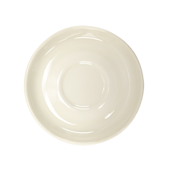 Cardinal F3042 American White Rolled Edge Saucer 5 - 7/8