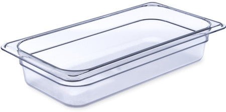 Carlisle 3066007 1/3 Size Clear 2.5" Deep Insert Pan