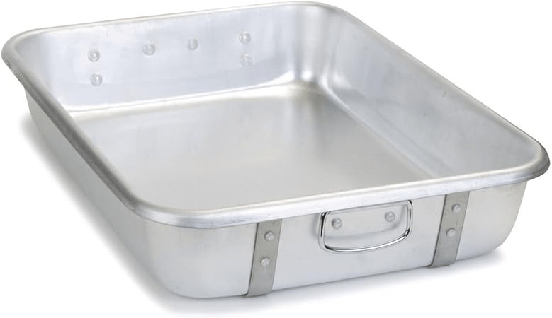 Carlisle 60344 Aluminum Strapped Heavy Duty Roast Pan with Drop HandlesShopAtDean