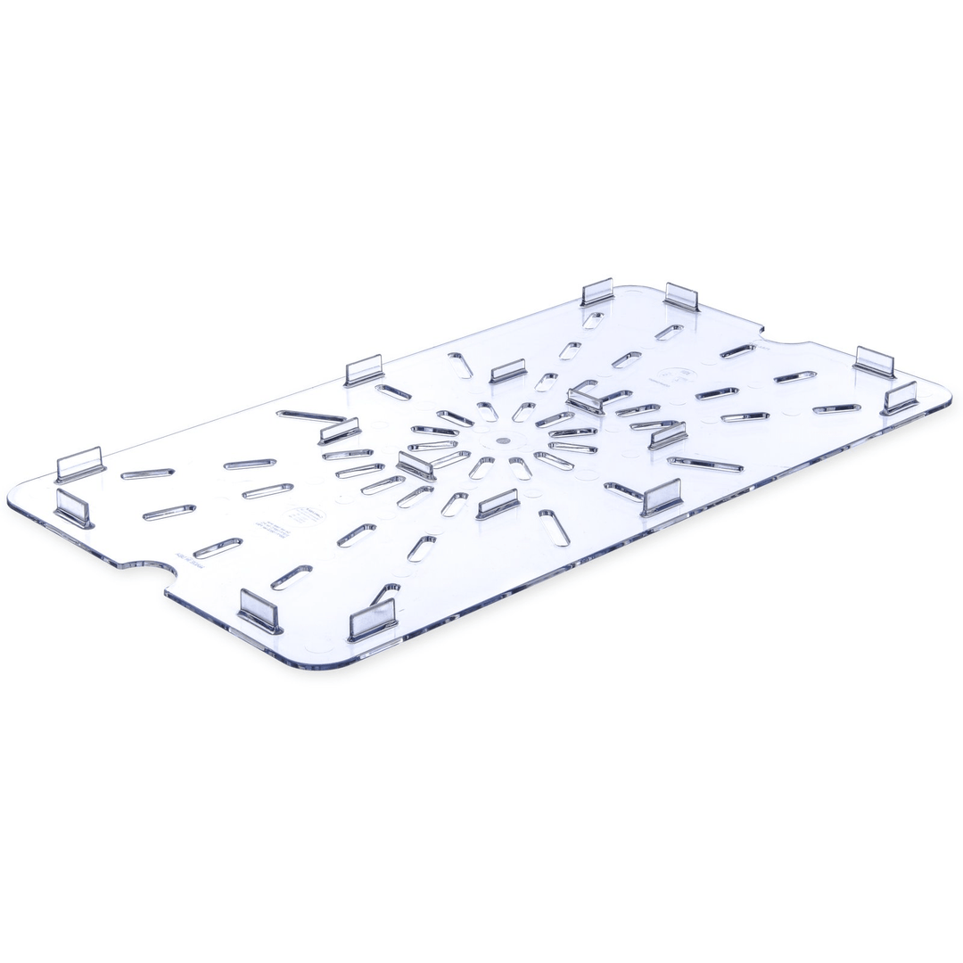 Carlisle 7021530 Clear Drain Shelf For Full Size Food PanShopAtDean