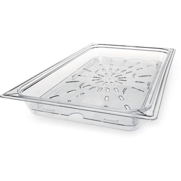 Carlisle 7021530 Clear Drain Shelf For Full Size Food PanShopAtDean