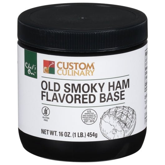 Custom Culinary Chef's Own Ham Old Smoky Flavored Granular Paste Base 16 ozShopAtDean