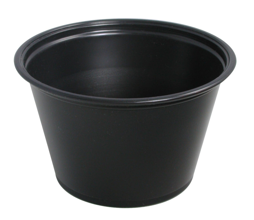 Choice 1 oz. Clear Plastic Souffle Cup / Portion Cup - 2500/Case