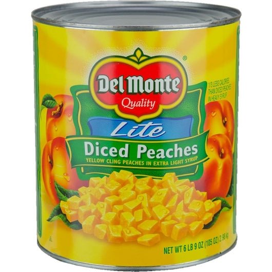 Del Monte 2002349 Peach Slices in Light Syrup 105 oz (#10 Can)ShopAtDean