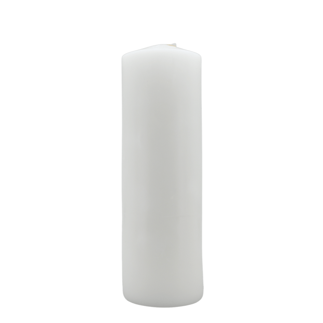 Dine Aglow DWP312W 3" x 12" White Pillar CandlesShopAtDean