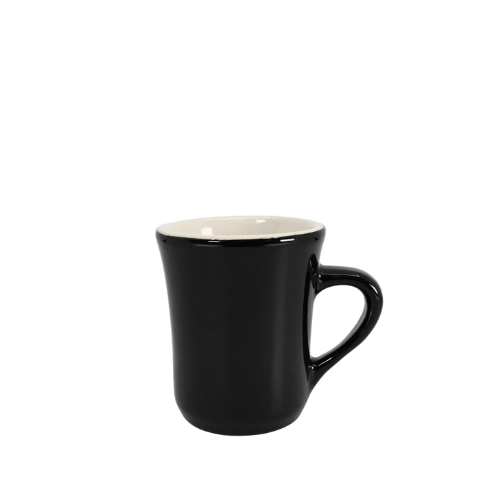 Diversified Ceramics DC122 7.5 oz Black and White Pacific MugShopAtDean