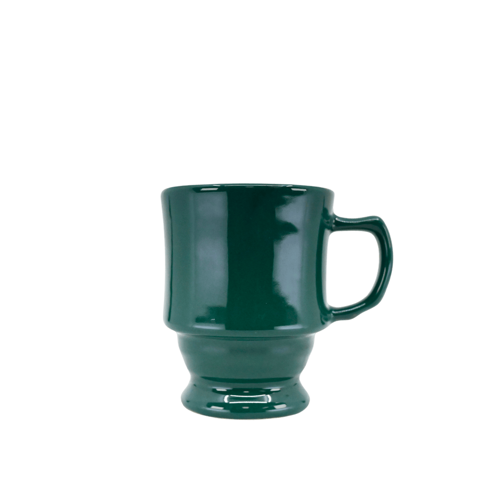 Diversified Ceramics DC125 8 oz Footed Stacking Mug Hunter GreenShopAtDean