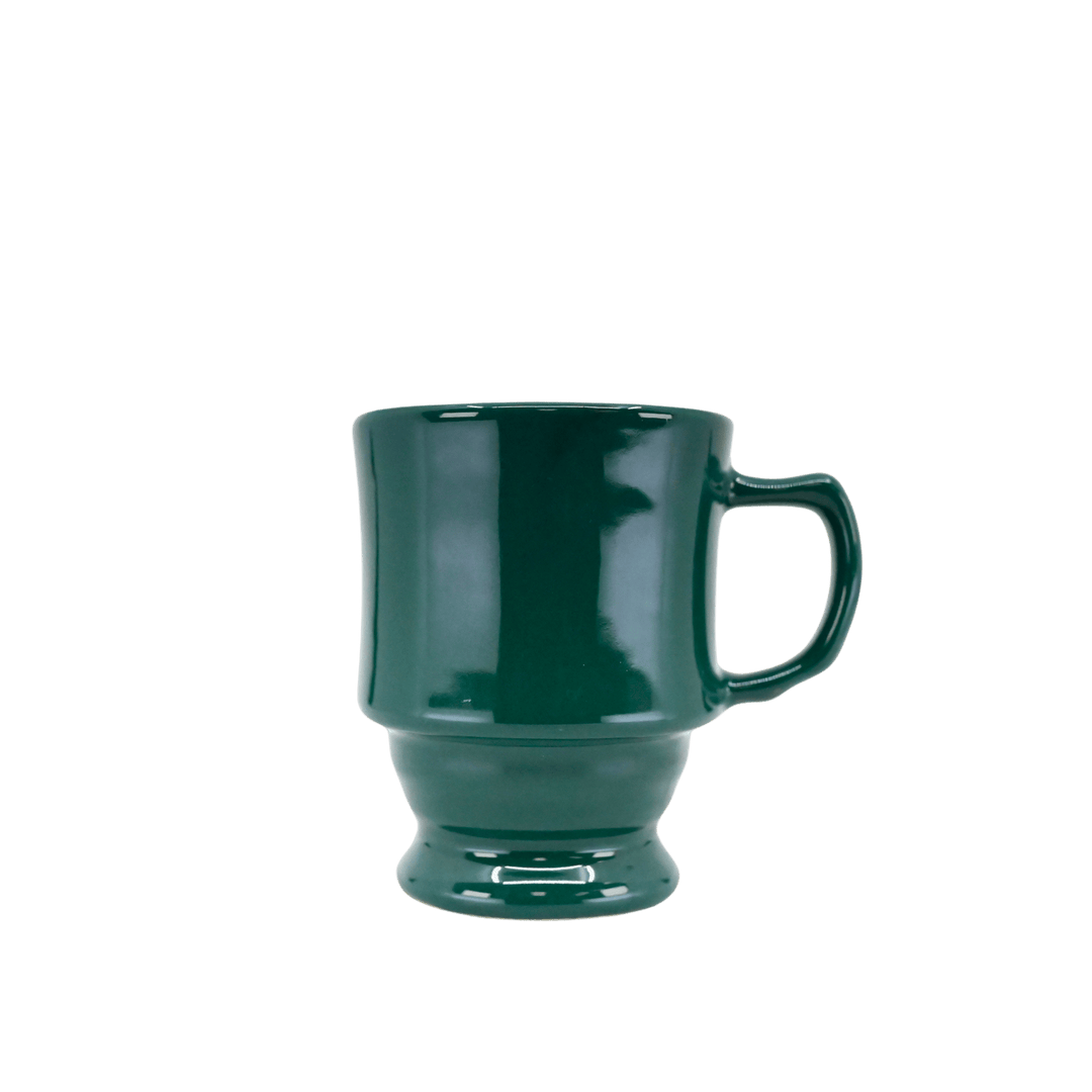 Diversified Ceramics DC125 8 oz Footed Stacking Mug Hunter GreenShopAtDean