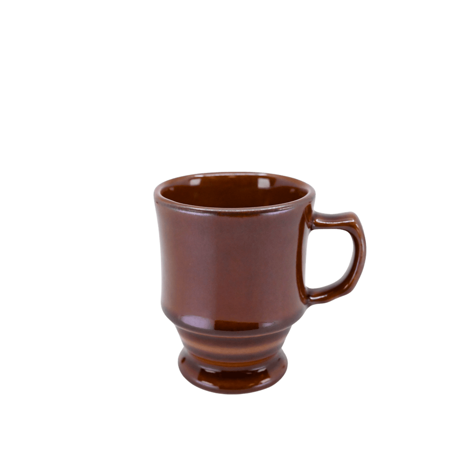 Diversified Ceramics DC125 8 oz Footed Stacking Mug Loredo BrownShopAtDean