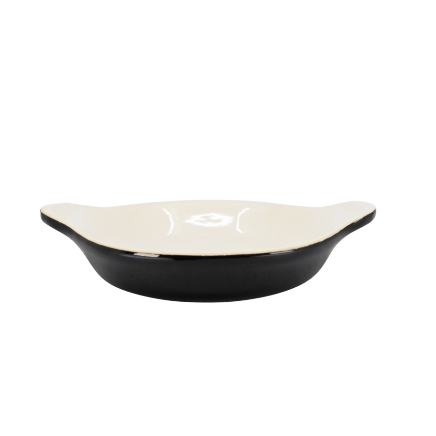 Diversified Ceramics DC433 8 oz Shirred Egg Black and WhiteShopAtDean