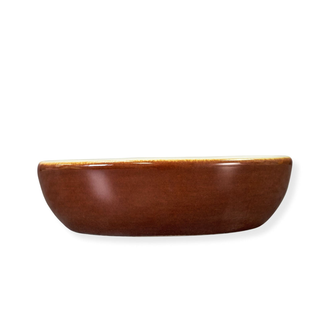 Diversified Ceramics DC530 9 oz Oval Baker Laredo Brown and WhiteShopAtDean