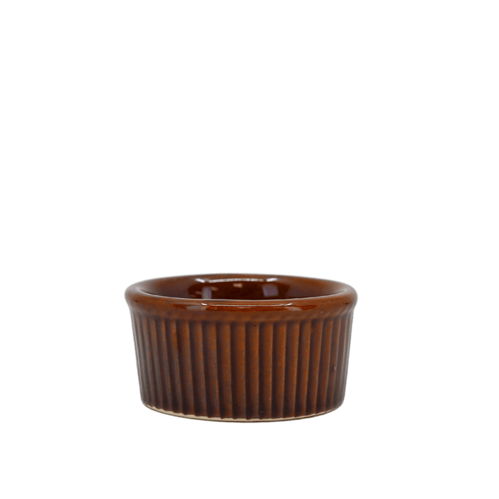 Diversified Ceramics DC834.5 Laredo Brown 4 oz Fluted RamekinShopAtDean