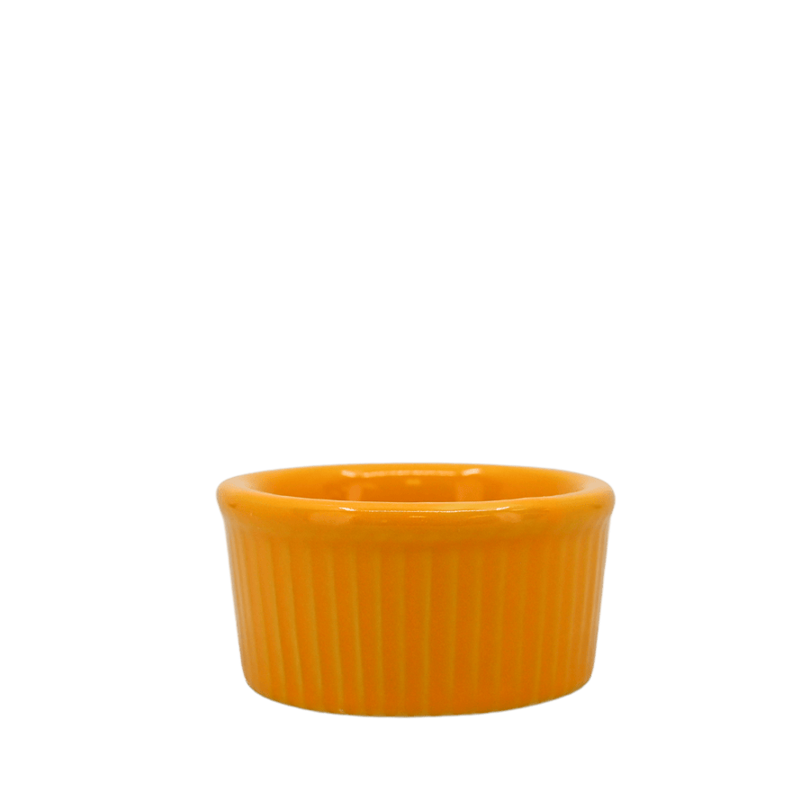 Diversified Ceramics DC834.5 Sunflower 4 oz Fluted RamekinShopAtDean