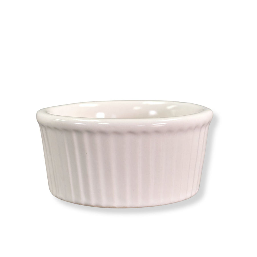 Diversified Ceramics DC845 Ultra White 4.5 oz Fluted RamekinShopAtDean