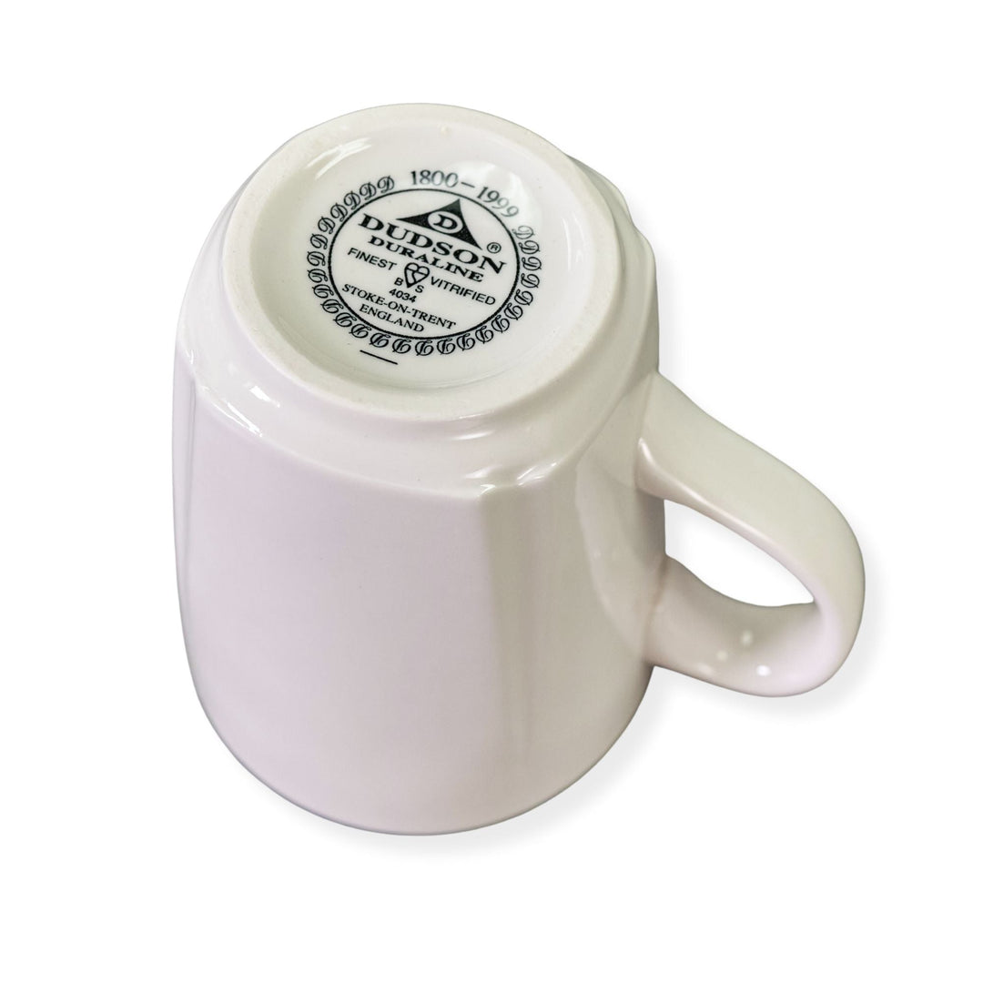 Dudson 3QRK092S White 9.5 oz Mug with Green LineShopAtDean