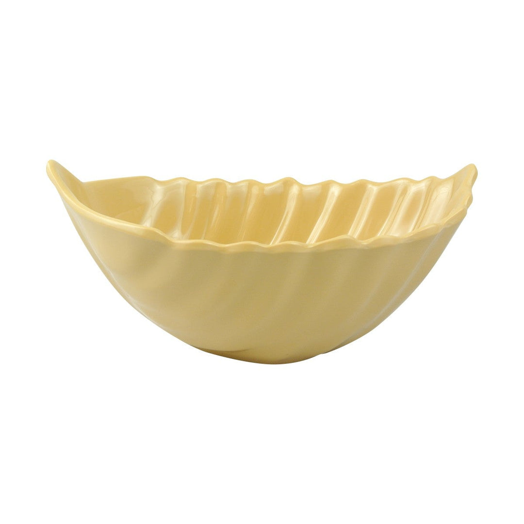 EGS M82L-FL 24 oz Beige Leaf Bowl