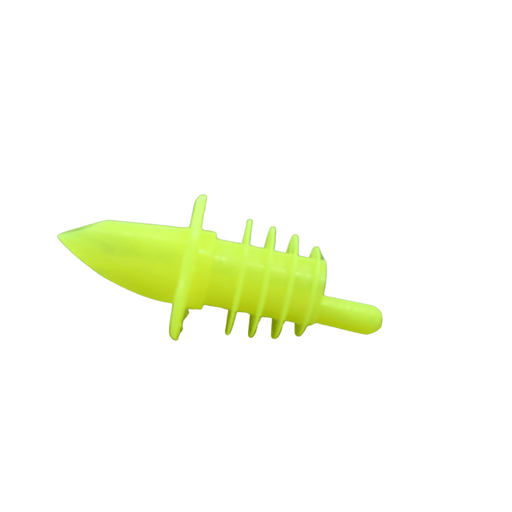 Fluorescent Yellow Flexible Poly Budget Pourers 12/BagShopAtDean