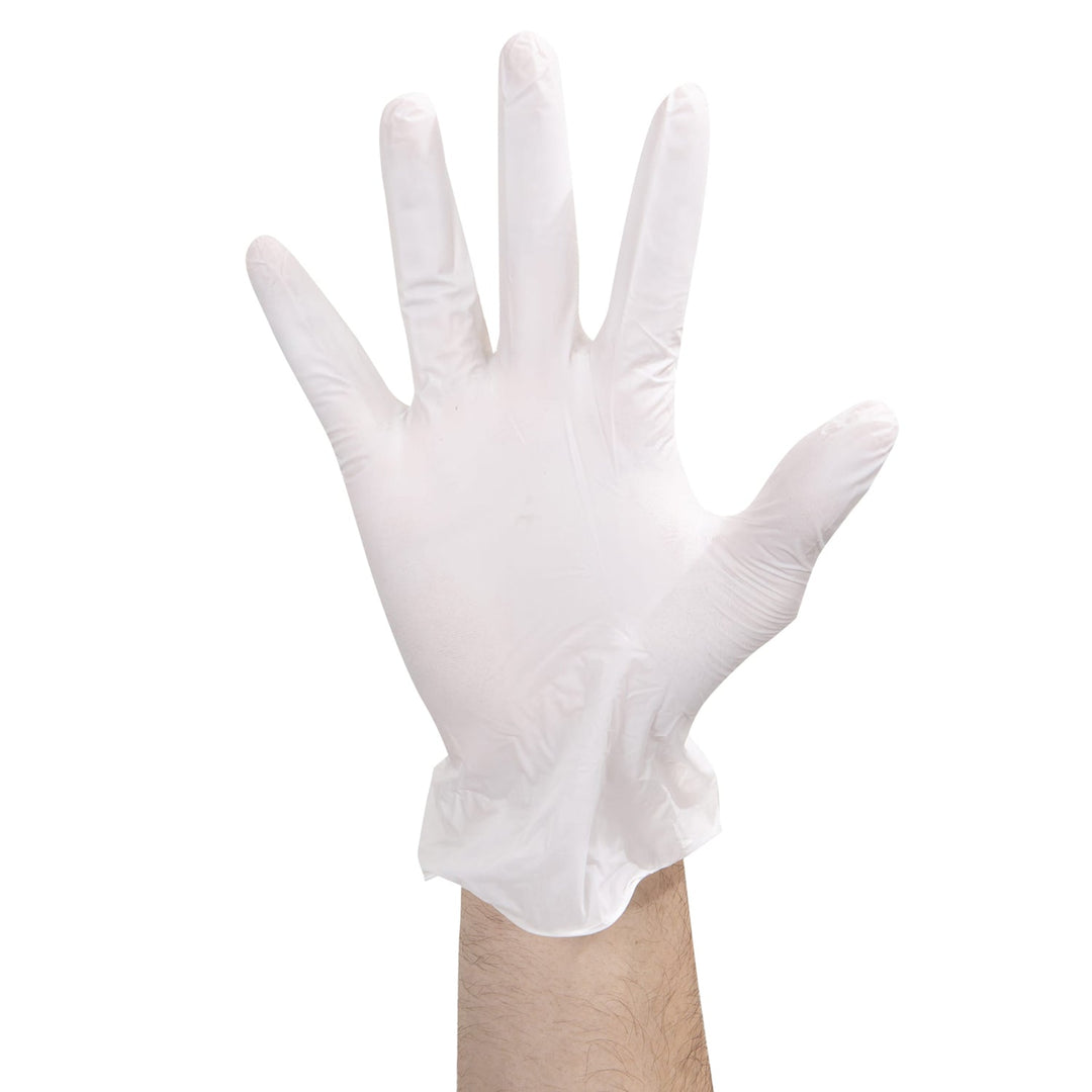 Food Handler 102 - 204 Medium Lightly Powdered Vinyl GlovesShopAtDean