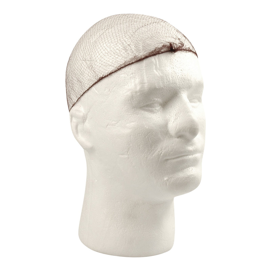 Food Handler 305 - FH24 - 24 24" Brown Nylon Hair NetsShopAtDean