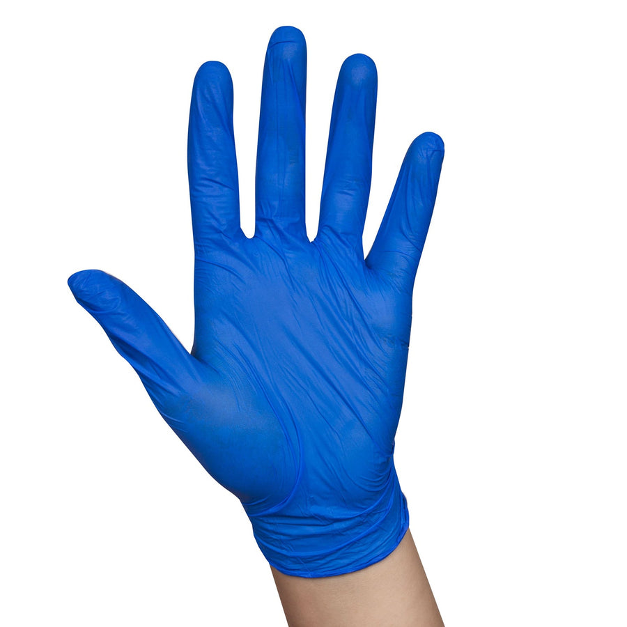 Food Handler Thinsense 103 - TS16 - BLU Large Blue Nitrile GlovesShopAtDean