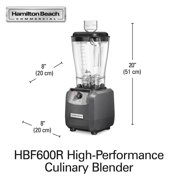 Hamilton Beach HBF600R Expeditor 3 HP Blender with 64 oz JarShopAtDean