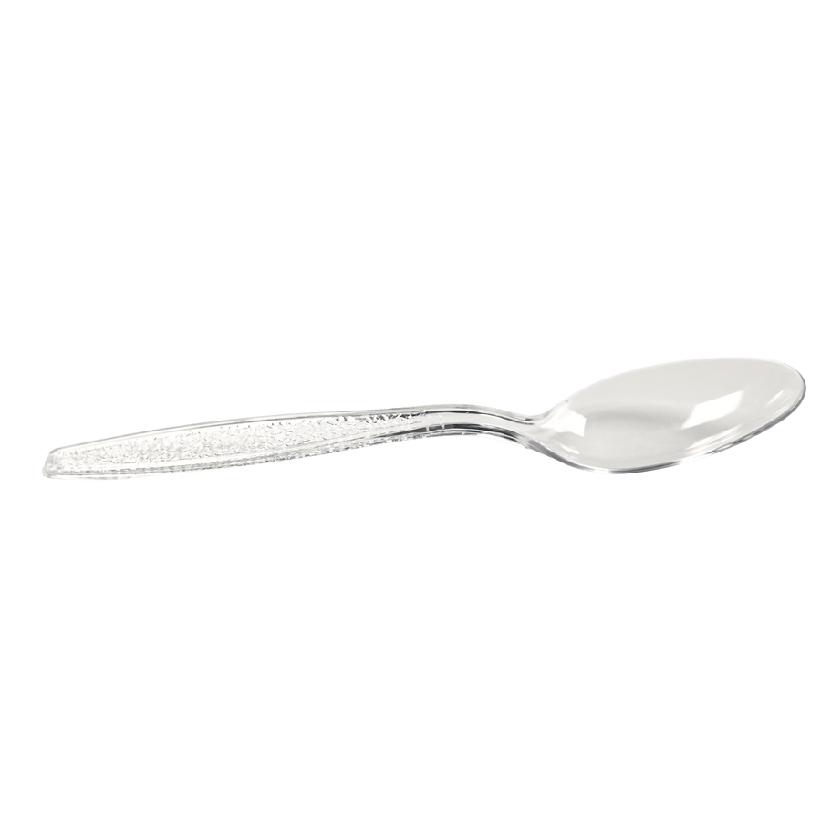 Heavy Weight Clear Teaspoon (Polystyrene)ShopAtDean