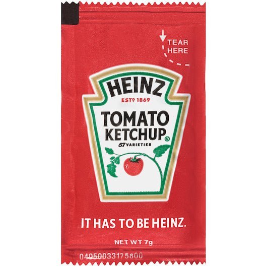 Heinz Tomato Ketchup 9 Gram Packets 200/CaseShopAtDean