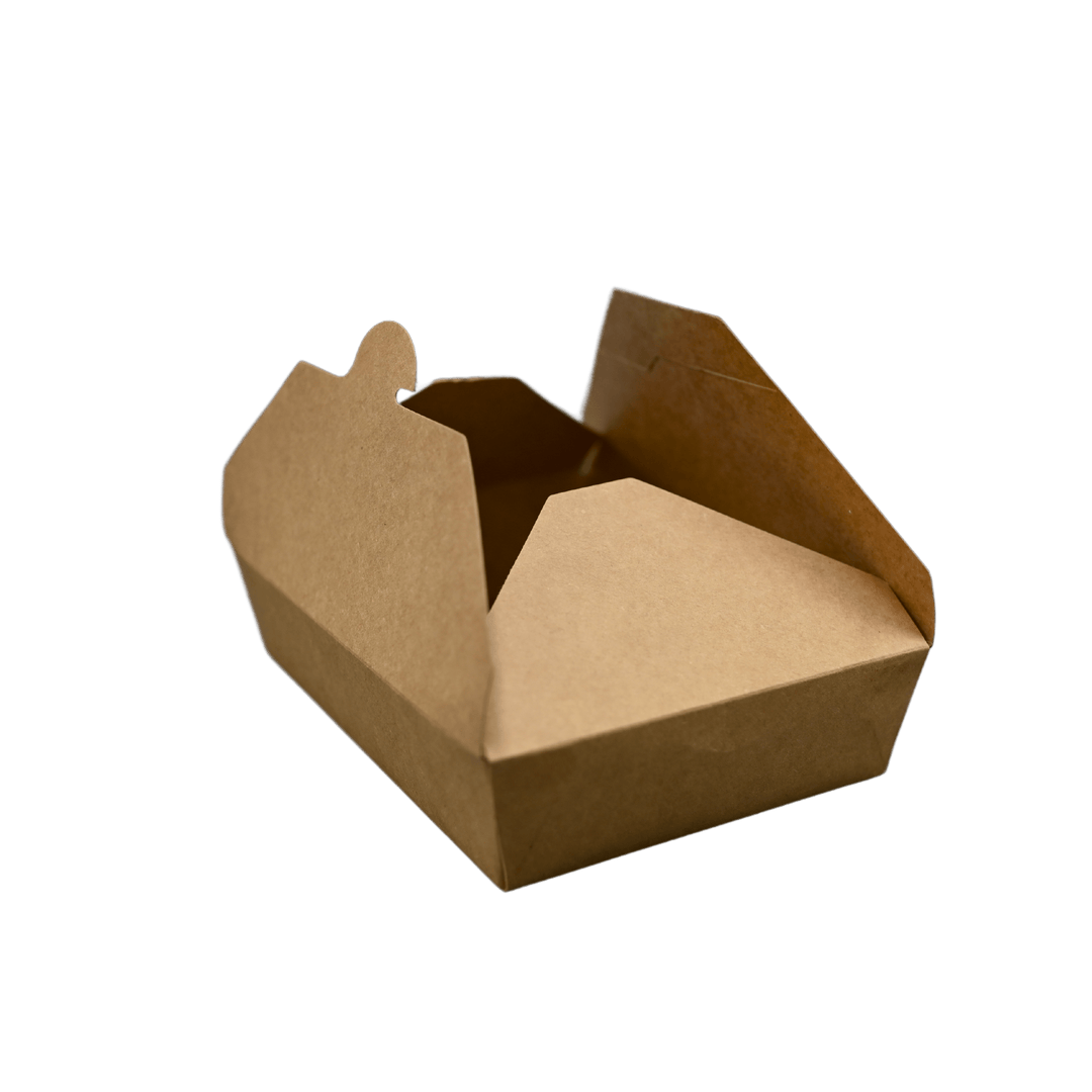 ITI TG - KB - #2 Kraft Folded Paper 49 oz Take - Out Container #2 - 7.75" x 5.5" x 1.88"ShopAtDean