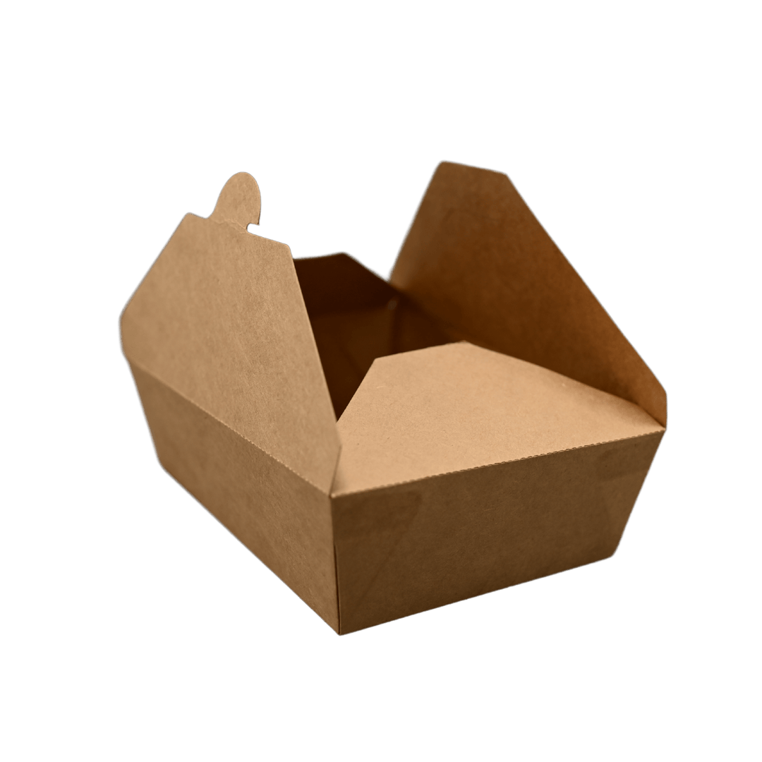 ITI TG - KB - #3 Kraft Folded Paper 71 oz Take - Out Container #3 - 7.75" x 5.5" x 2.5"ShopAtDean