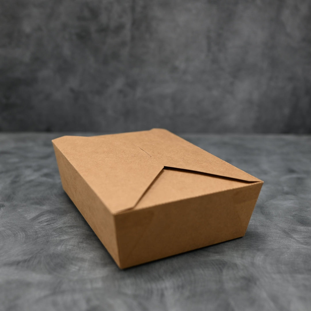 ITI TG - KB - #3 Kraft Folded Paper 71 oz Take - Out Container #3 - 7.75" x 5.5" x 2.5"ShopAtDean