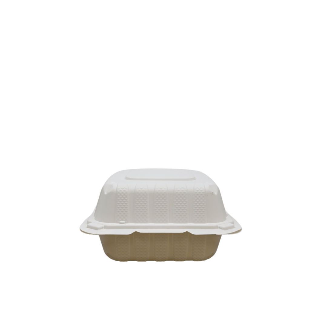 ITI TG - PM - 66 6" x 6" White Plastic Hinged ContainerShopAtDean