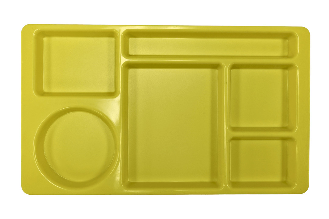 Parade Plastics Sun Yellow Slim Compartment Tray (ABS) 8.75" x 15"ShopAtDean