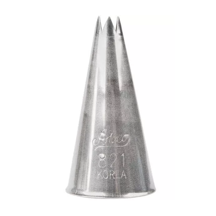 Ateco 821 SS Star Pastry Decorating Tip 3/16"