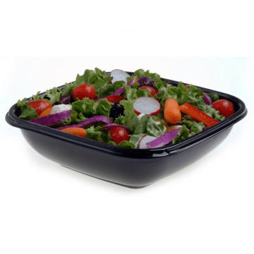 Sabert 99032B150 Black 32 oz Large Square BowlShopAtDean